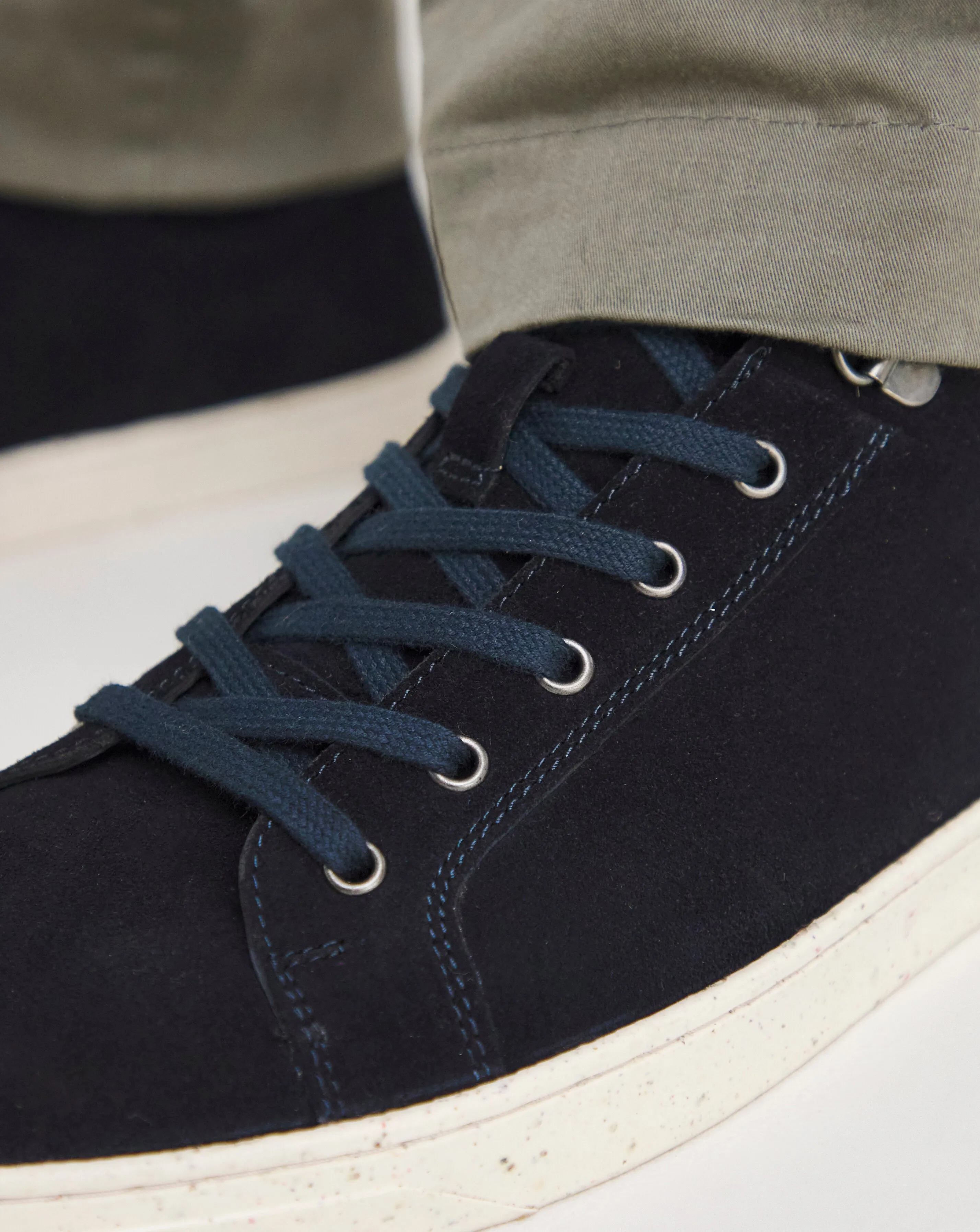 Navy Suede Hi Top Standard 3 Navy Suede Hi Top Standard