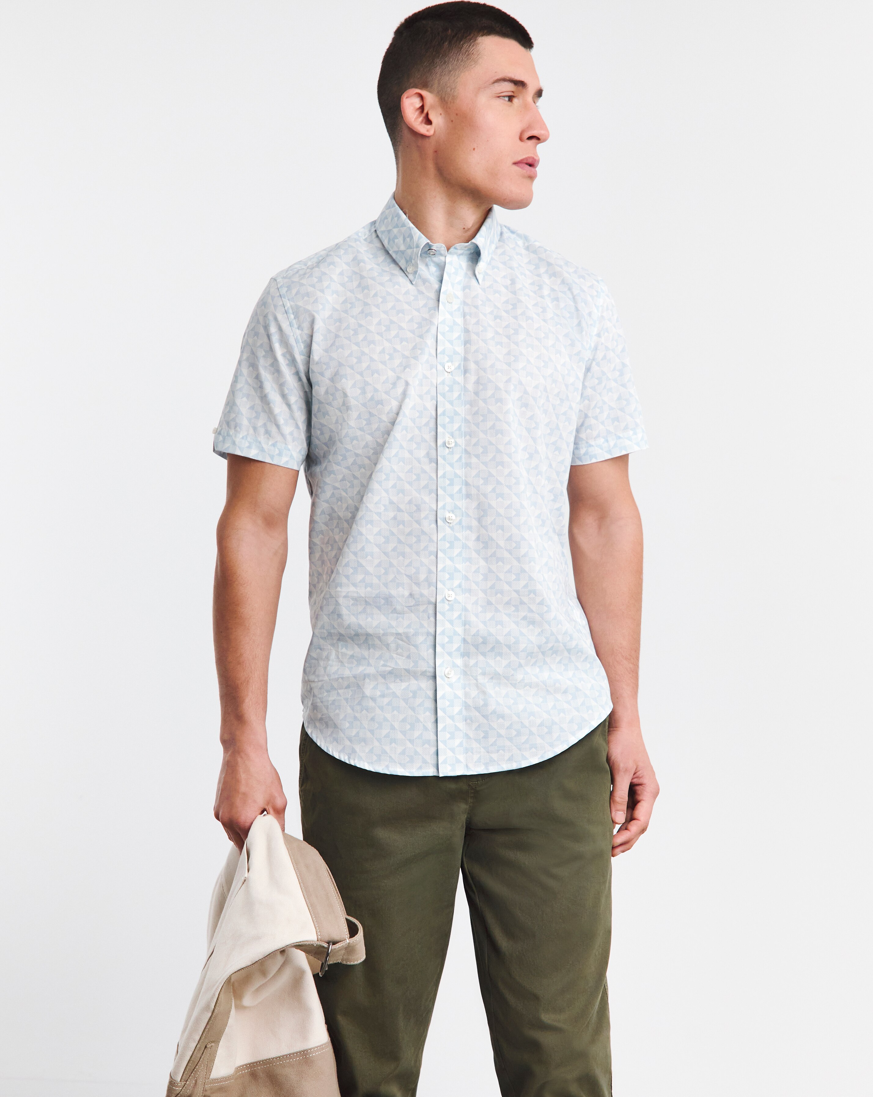 Ben Sherman Geo Print Short Sleeve Shirt 1 Ben Sherman Geo Print Short Sleeve Shirt