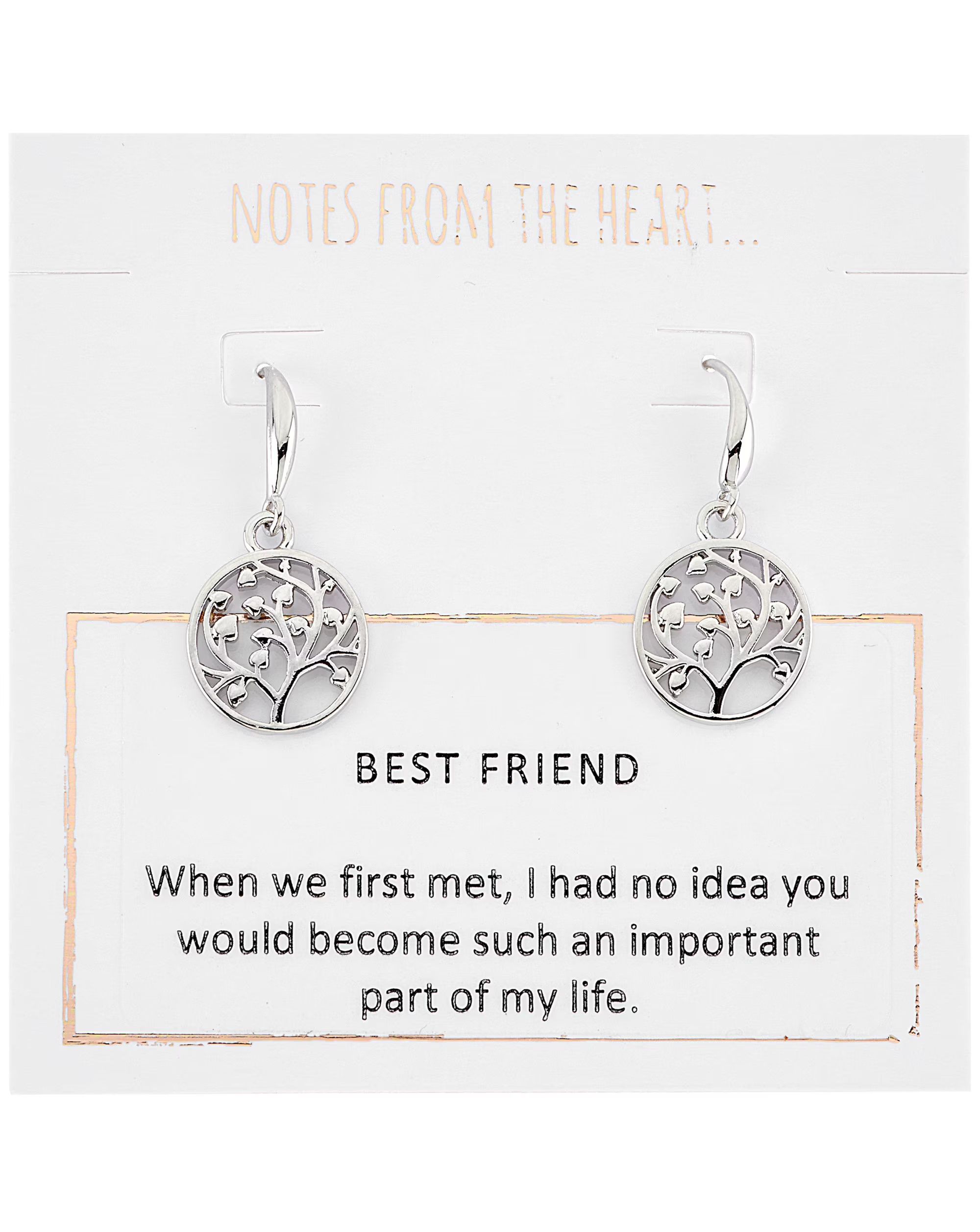 Notes from the Heart Best Friend Earrings