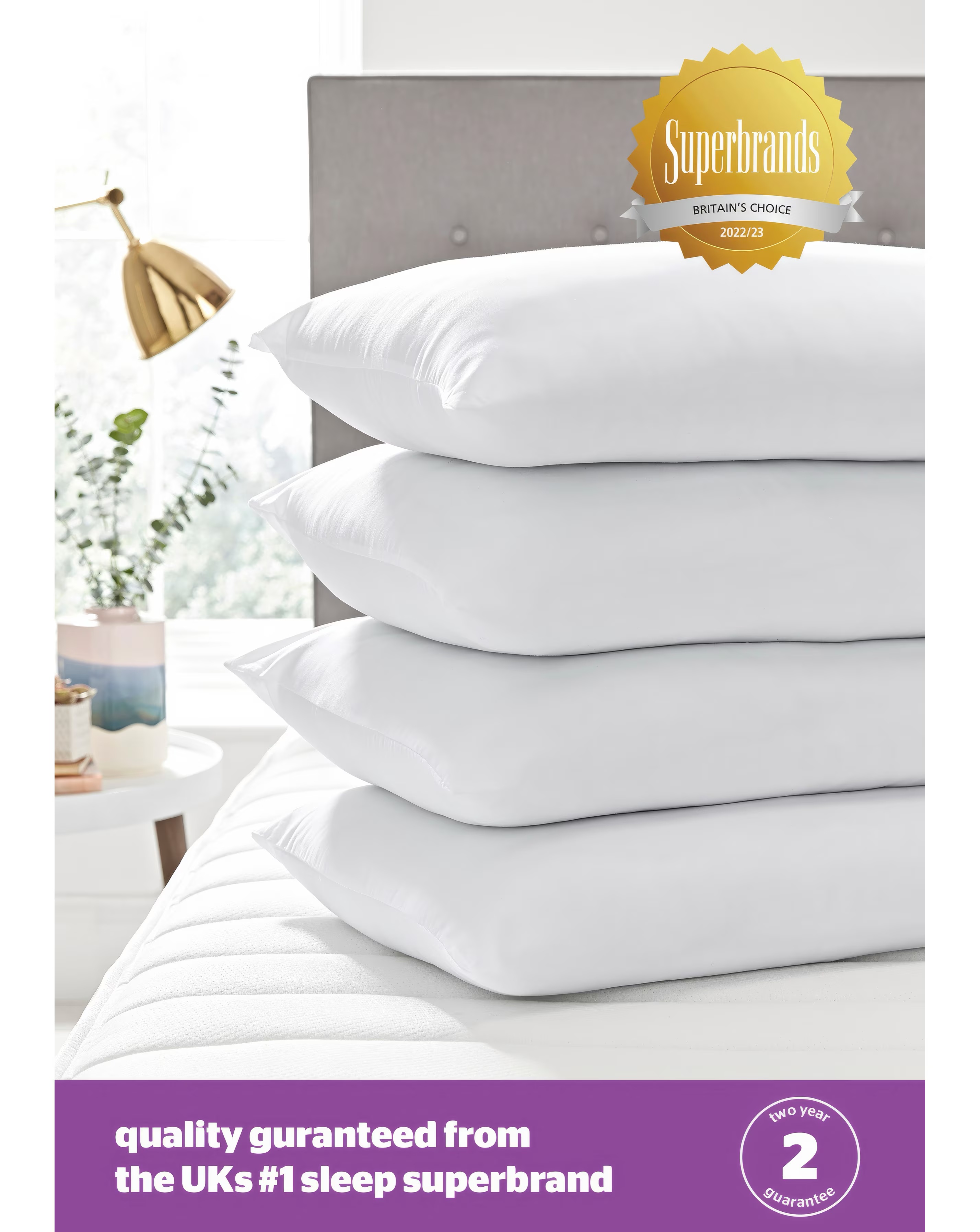 Silentnight Deep Sleep Pack of 4 Pillows 7 Silentnight Deep Sleep Pack of 4 Pillows