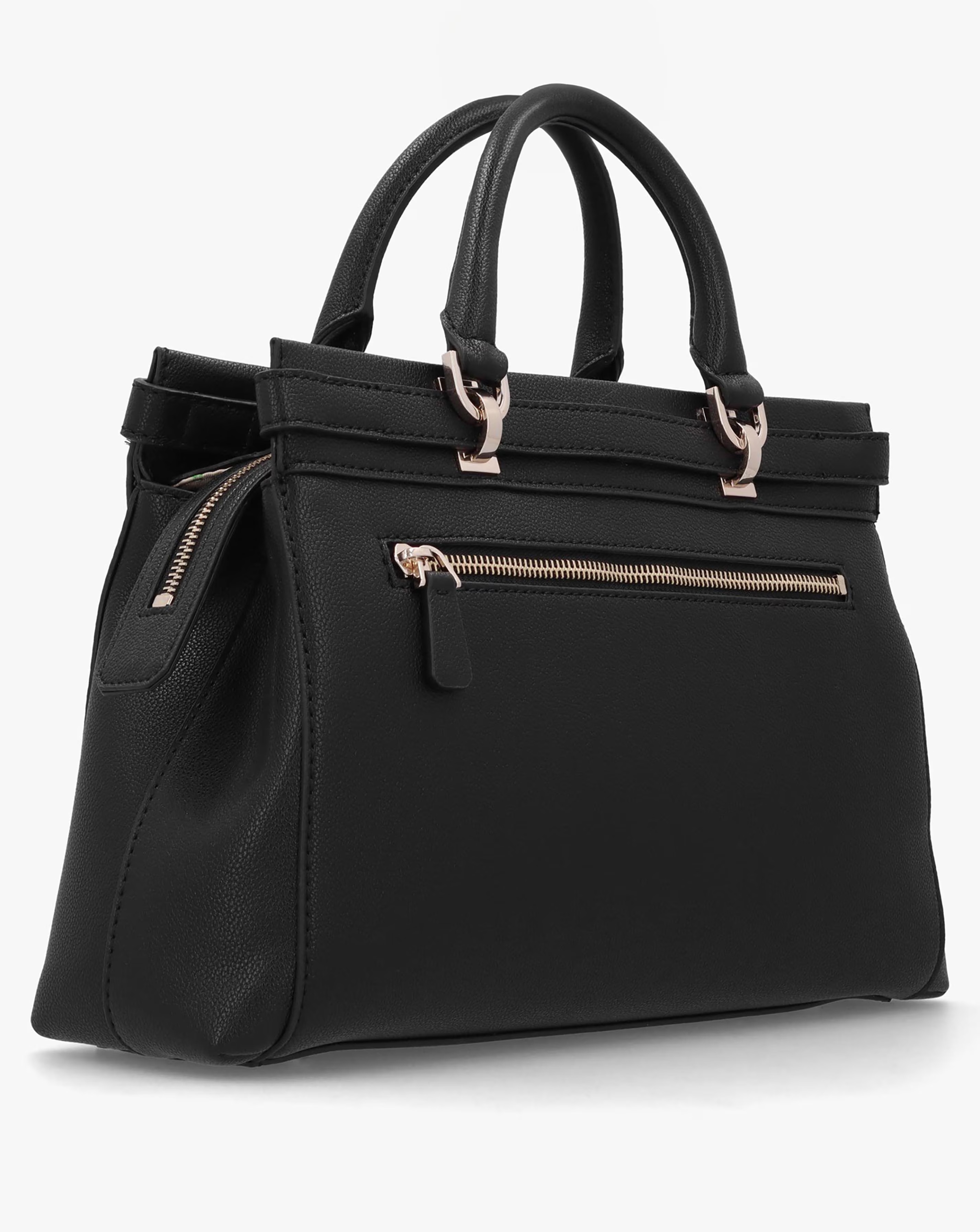 Guess Ali Luxury Black Satchel Bag 2 Guess Ali Luxury Black Satchel Bag