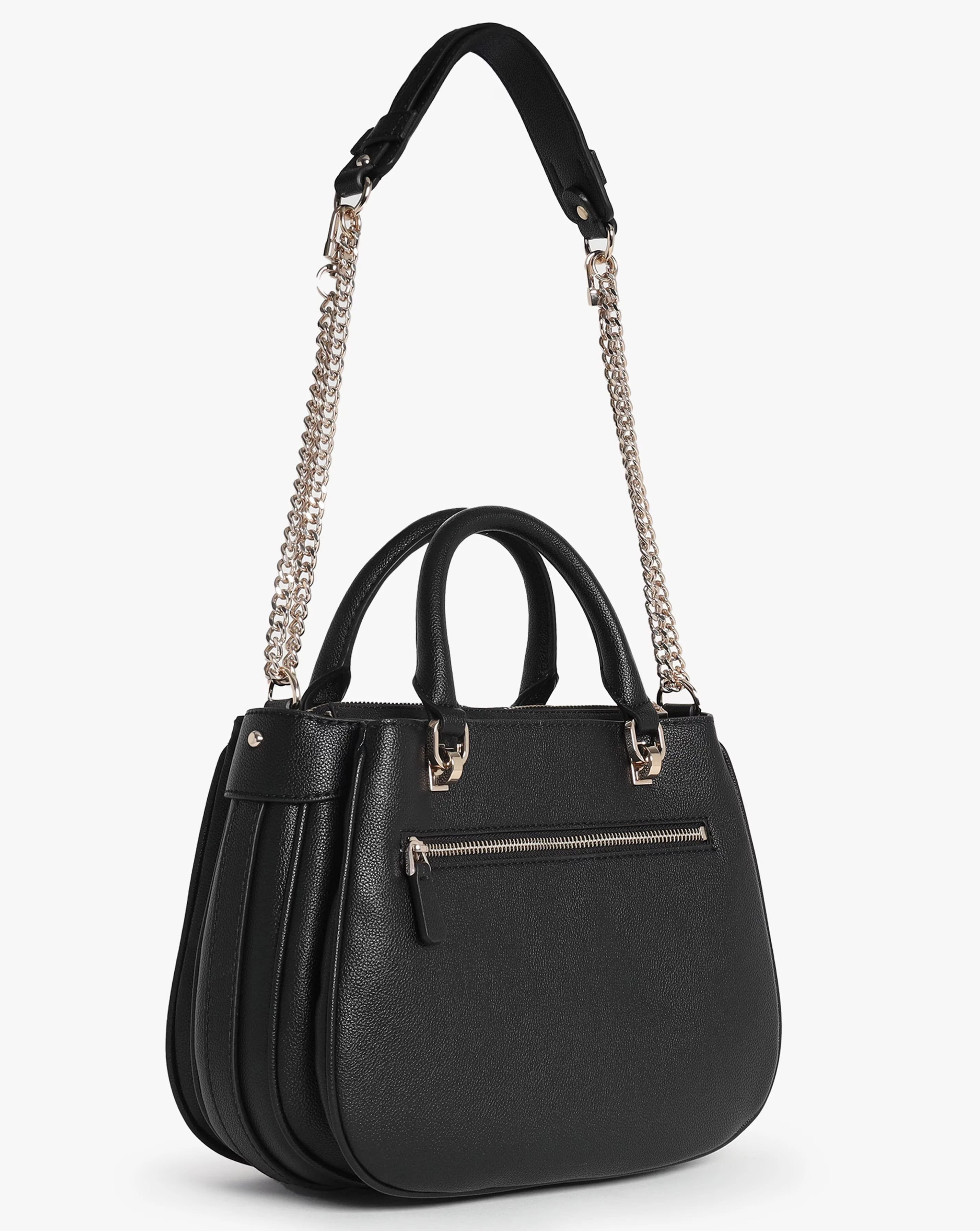 Guess Fedora Black Shoulder Satchel Bag 3 Guess Fedora Black Shoulder Satchel Bag