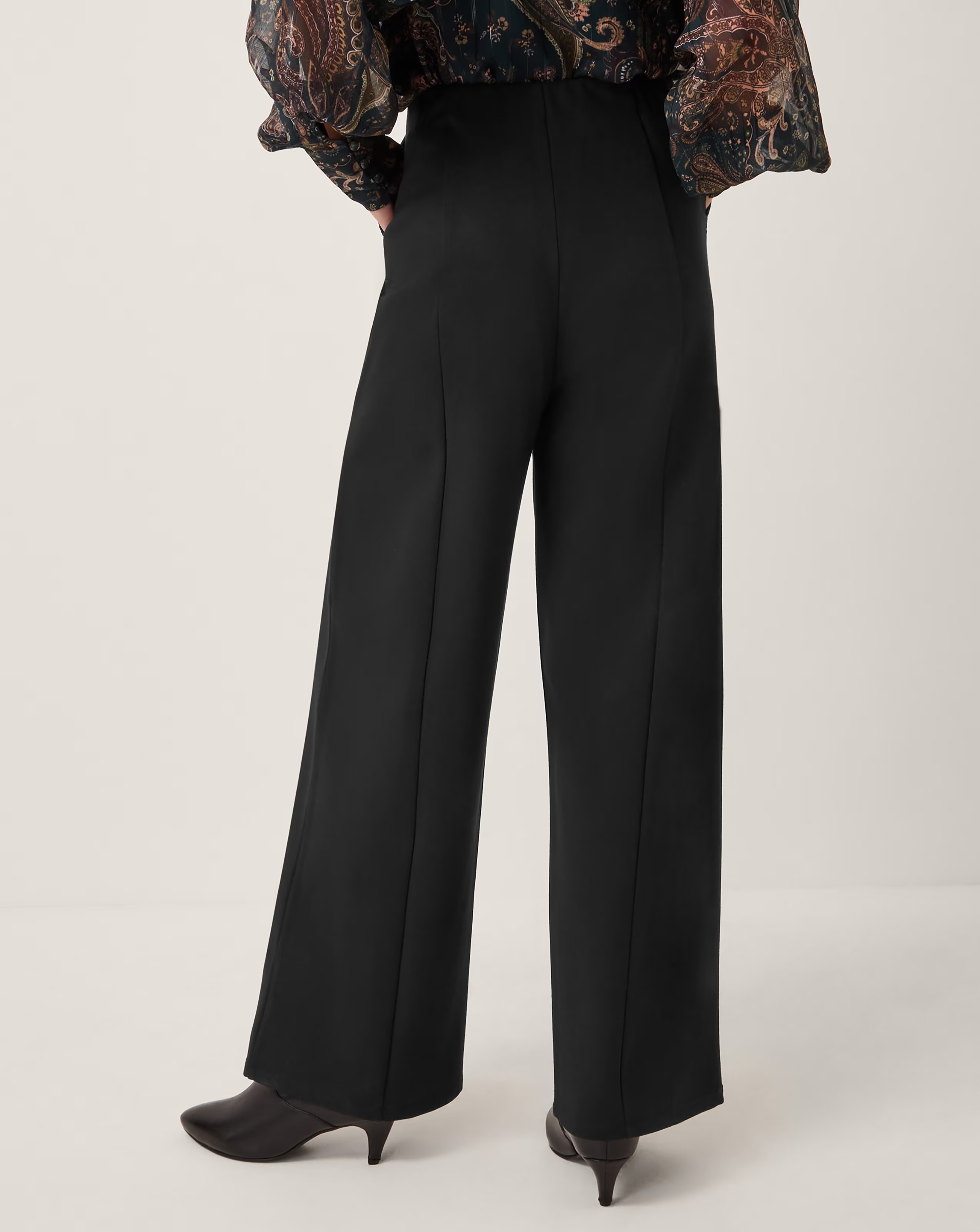 Monsoon Payton Ponte Bootcut Trousers 2 Monsoon Payton Ponte Bootcut Trousers