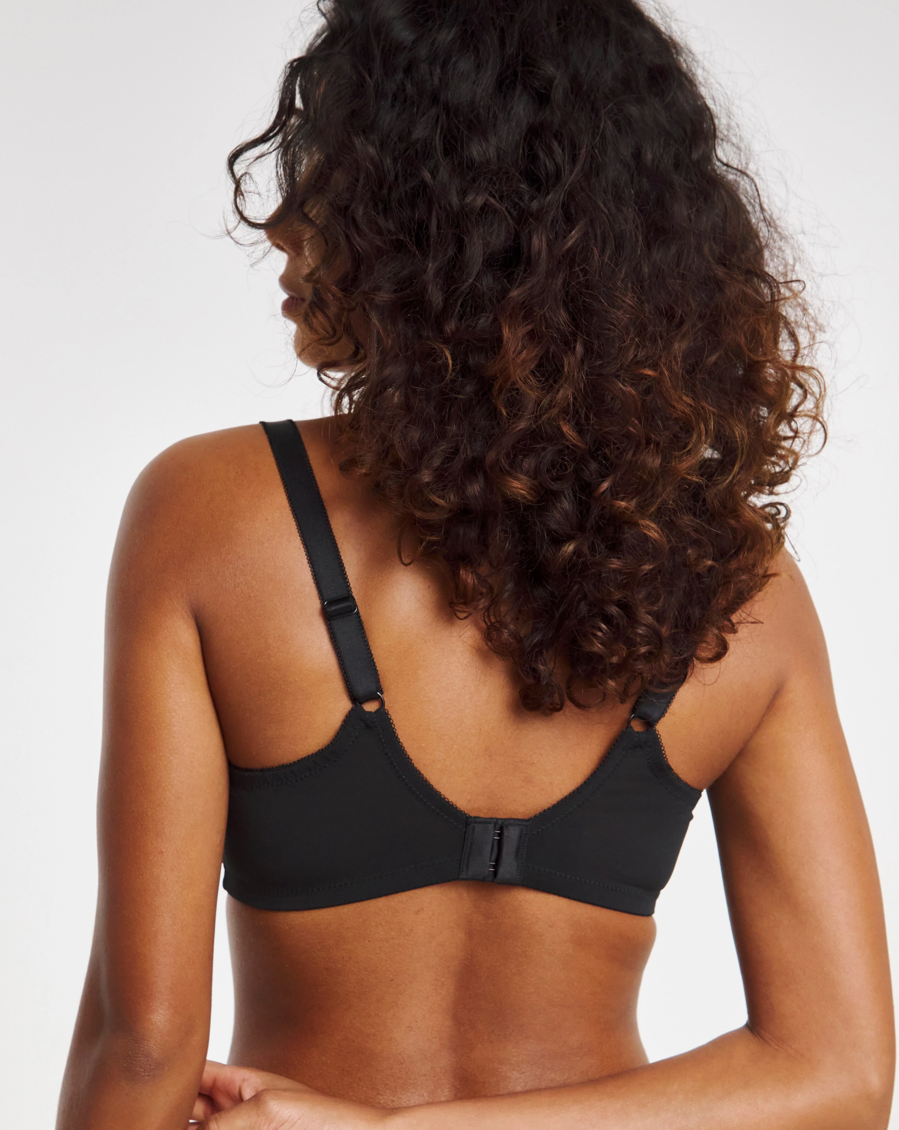 Panache Nina Balcony Wired Bra Black Floral 2 Panache Nina Balcony Wired Bra Black Floral