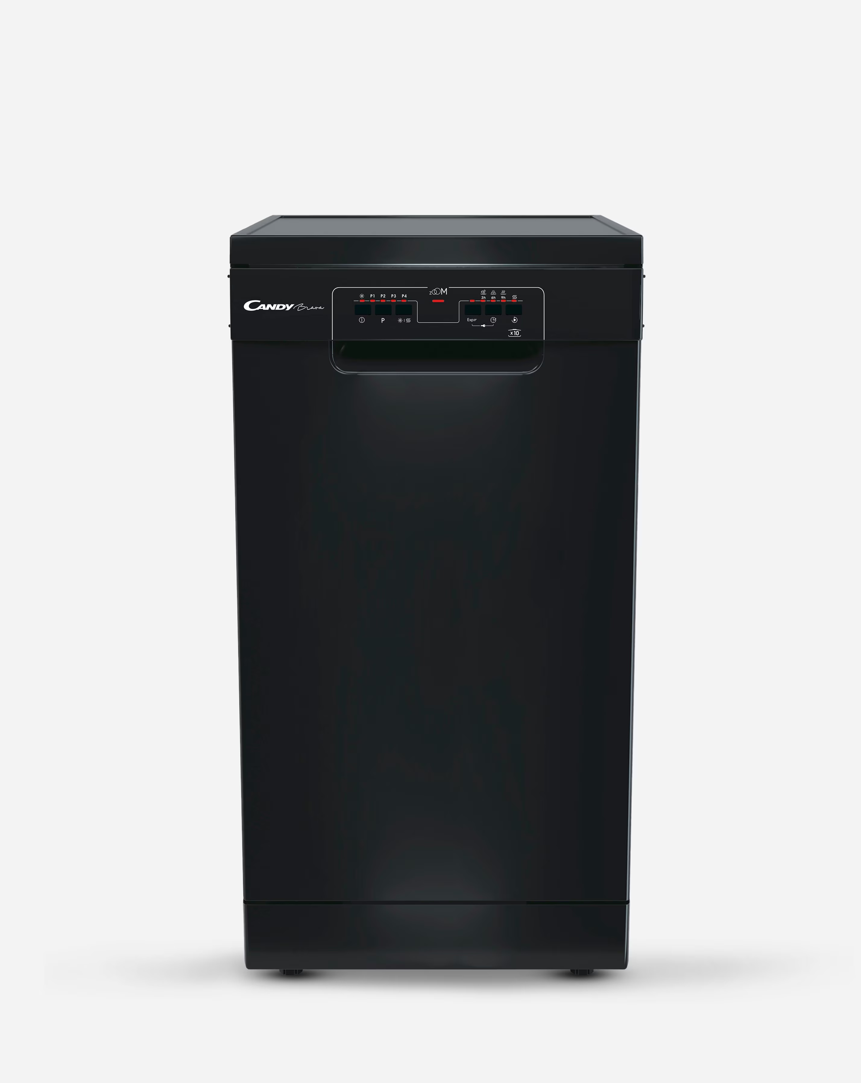 CDPH 2L1049B-80 Candy Brava 10 Place Setting Slimline Dishwasher