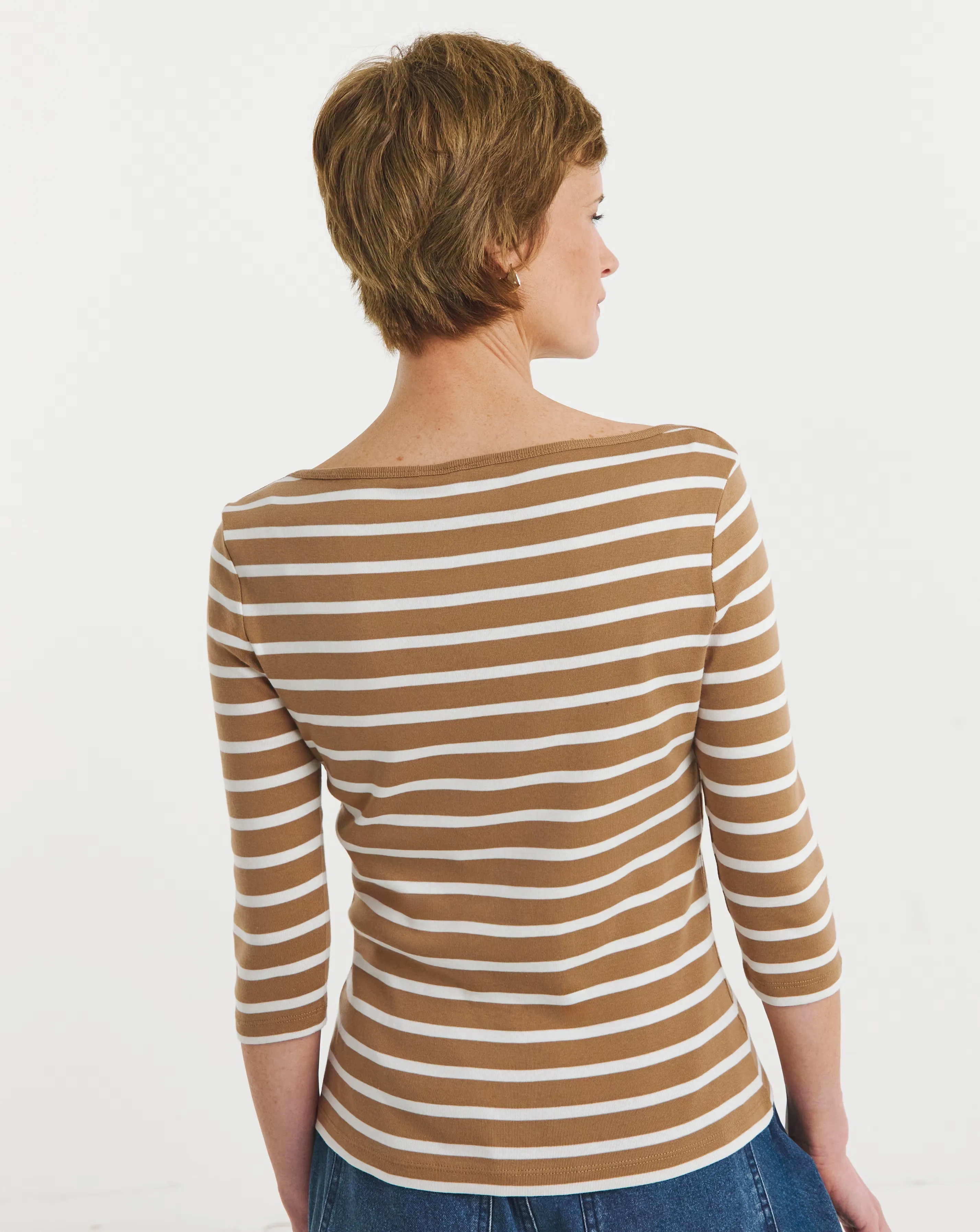 Tommy Hilfiger Three Quarter Sleeve Boat Neck 4 Tommy Hilfiger Three Quarter Sleeve Boat Neck