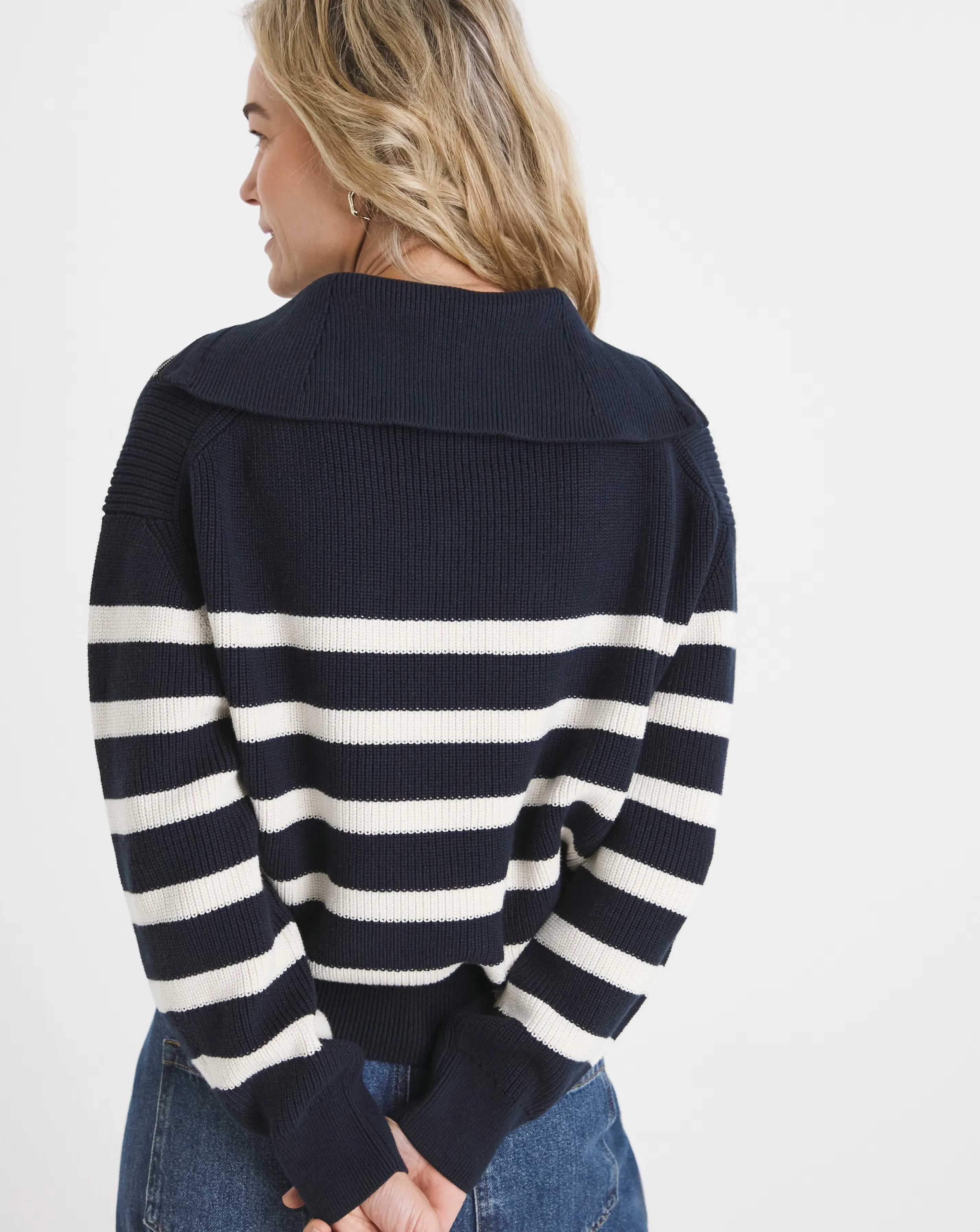 Tommy Hilfiger Cardi Stitch 1/2 Zip Sweater 3 Tommy Hilfiger Cardi Stitch 1/2 Zip Sweater