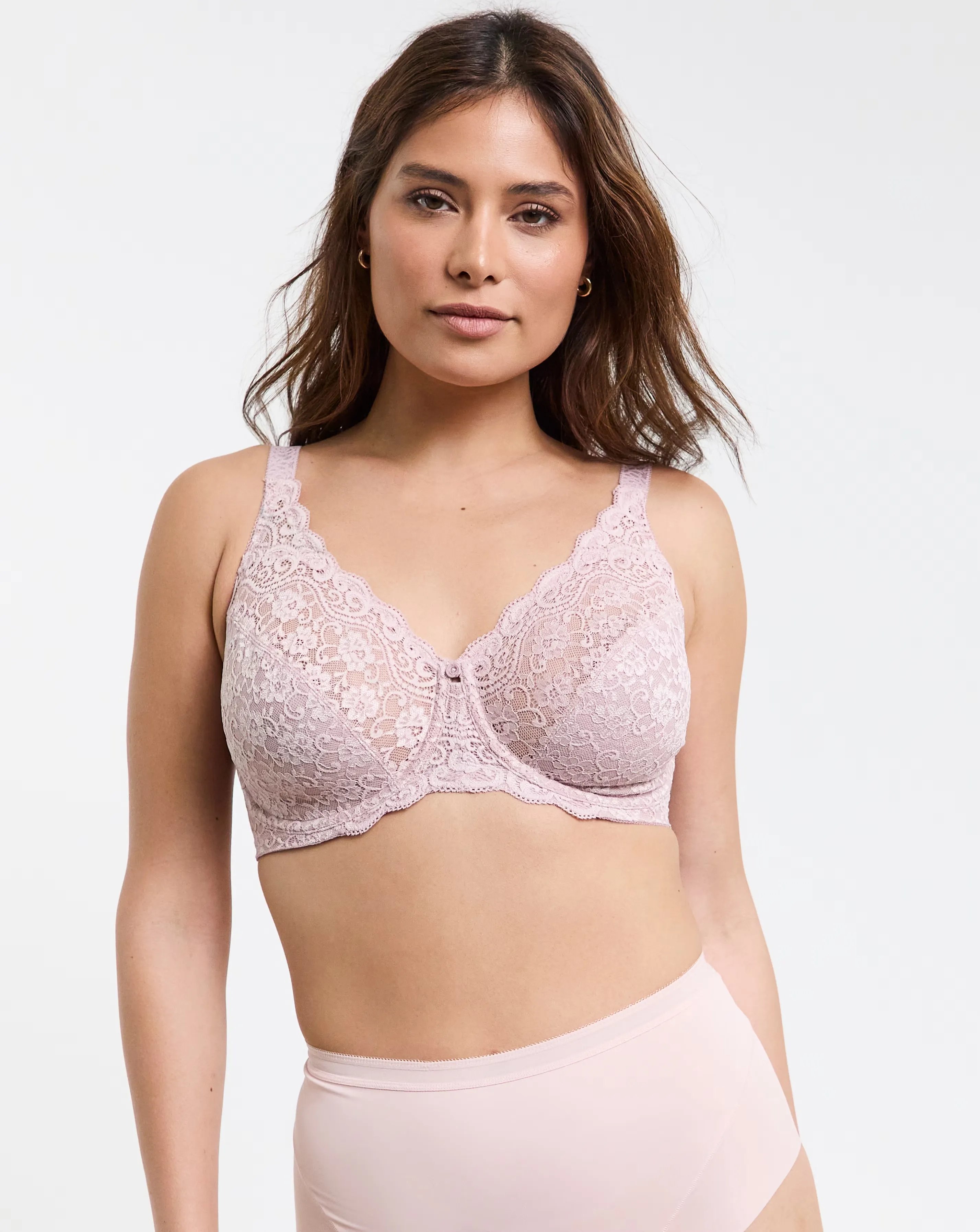 Triumph Amourette Full Cup Wired Bra Mauve Rose